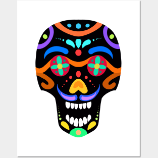 Mexico skull Posters and Art